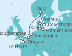 Northern Europe Cities Cruise itinerary  - Norwegian Cruise Line