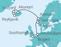Norway & Iceland Cruise itinerary  - Norwegian Cruise Line