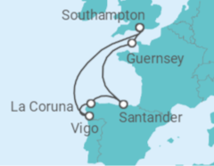 Spain, Guernsey Cruise itinerary  - PO Cruises