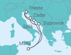 Italy & Croatia Fly-Cruise Cruise itinerary  - PO Cruises
