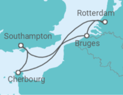 France, Holland, Belgium Cruise itinerary  - PO Cruises