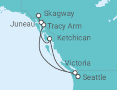 Alaska Cruise Cruise itinerary  - Carnival Cruise Line