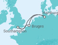 Hamburg & Bruges Cruise itinerary  - PO Cruises