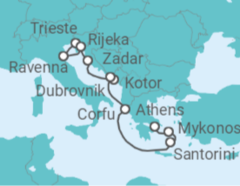 Italy, Slovenia, Montenegro, Croatia, Greece Cruise itinerary  - Norwegian Cruise Line