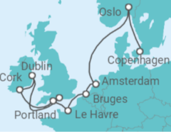 Northern Capitals Cruise itinerary  - Norwegian Cruise Line