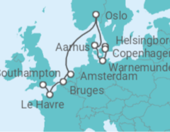 European Cities Cruise itinerary  - Norwegian Cruise Line