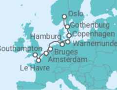 Sweden, Denmark, Germany, Holland, Belgium, France Cruise itinerary  - Norwegian Cruise Line