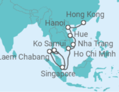 Thailand, Vietnam - Singapore to Hong Kong Cruise itinerary  - Celebrity Cruises