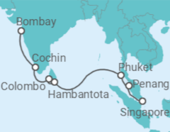 Malaysia, Thailand, Sri Lanka, India Cruise itinerary  - Celebrity Cruises