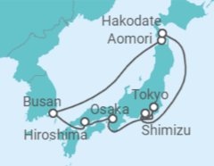Japan, South Korea Cruise itinerary  - Celebrity Cruises