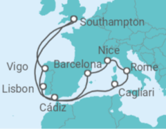 Spain, Italy, France, Portugal Cruise itinerary  - Royal Caribbean