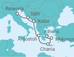 Greece, Montenegro, Croatia - Athens to Ravenna Cruise itinerary  - Royal Caribbean