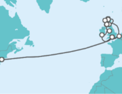 British Isles & Belgium Cruise itinerary  - Cunard