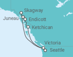 Alaska Inside Passage Cruise itinerary  - Princess Cruises