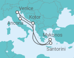 Montenegro, Italy & Greek Islands Cruise itinerary  - MSC Cruises
