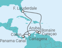 Colombia, Panama, Aruba, Curaçao Cruise itinerary  - Celebrity Cruises