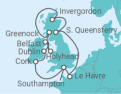 Ireland, Scotland & France Cruise itinerary  - Princess Cruises