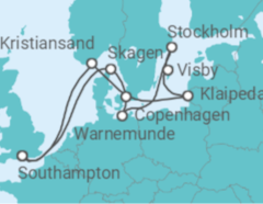 Norway, Denmark & Sweden Cruise itinerary  - Princess Cruises