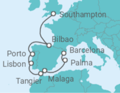 Spain, Portugal Cruise itinerary  - Princess Cruises