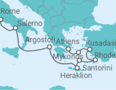 Italy, Greece, Turkey Cruise itinerary  - Princess Cruises