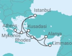 Israel, Turkey & Greece Cruise itinerary  - Holland America Line