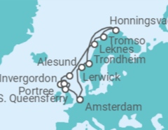 Norway, United Kingdom Cruise itinerary  - Holland America Line