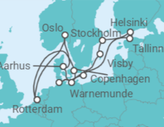 Norway, Denmark, Germany, Estonia, Finland, Sweden Cruise itinerary  - Holland America Line
