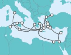 Civitavecchia (Rome) to Athens (Pireaus) Cruise itinerary  - Holland America Line