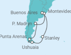Argentina & Chile Cruise & Stay +Flights Cruise itinerary  - Norwegian Cruise Line