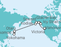 Japan & Alaska Cruise itinerary  - Cunard