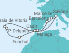 Andalusia, Madeira & the Azores Cruise itinerary  - Costa Cruises