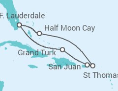 The Bahamas, Puerto Rico, Virgin Islands Cruise itinerary  - Holland America Line