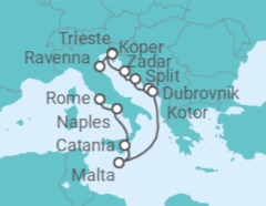 Ravenna (Italy) to Civitavecchia (Rome) Cruise itinerary  - Royal Caribbean