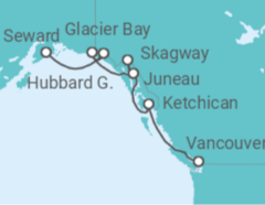 Alaska Cruise & Hotel in Vancouver +Flights Cruise itinerary  - Norwegian Cruise Line