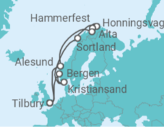 Norways North Cape & Land of the Midnight Sun Cruise itinerary  - Ambassador Cruise Line
