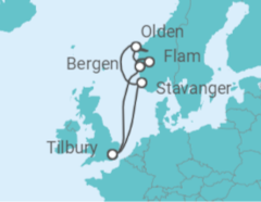 Summertime Fjordland Cruise itinerary  - Ambassador Cruise Line