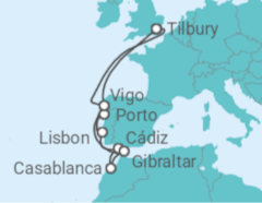Multi-Generational Iberian Treasures & North Africa Cruise itinerary  - Ambassador Cruise Line