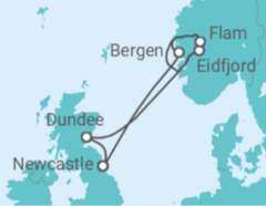 Autumn Fjordland Cruise itinerary  - Ambassador Cruise Line