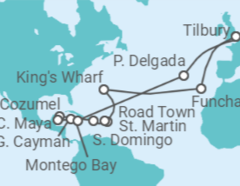 Gems of the Caribbean Sea Cruise itinerary  - Ambassador Cruise Line