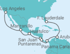 Mexico, Costa Rica, Panama, Aruba Cruise itinerary  - Princess Cruises