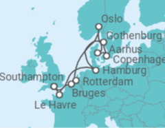 Belgium, Holland, Norway, Sweden, Denmark, Germany, France Cruise itinerary  - Princess Cruises