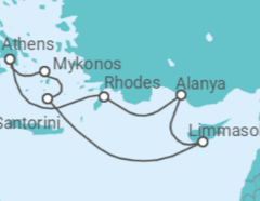 Greek Islands, Turkey & Cyprus Cruise itinerary  - Holland America Line