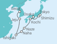 South Korea, Japan Cruise itinerary  - Norwegian Cruise Line
