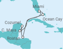Western Caribbean & Ocean Cay Cruise itinerary  - MSC Cruises