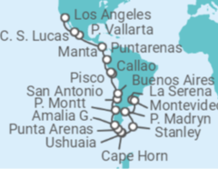 Buenos Aires to Los Angeles Cruise itinerary  - Princess Cruises