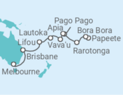 French Polynesia to Australia Cruise itinerary  - Norwegian Cruise Line