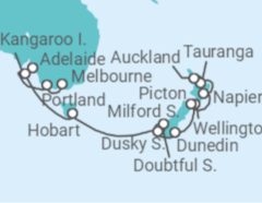 Australia, Tasmania & New Zealand Cruise itinerary  - Norwegian Cruise Line
