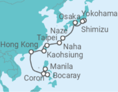 Japan, Taiwan, Hong Kong & Philippines Cruise itinerary  - Norwegian Cruise Line