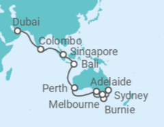 Australia, Singapore, Sri Lanka, the Emirates Cruise itinerary  - Princess Cruises
