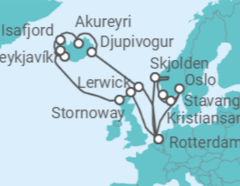 Norway, United Kingdom, Iceland, Holland Cruise itinerary  - Holland America Line